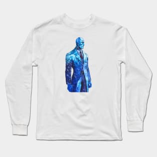 Blue Suited Dr Long Sleeve T-Shirt